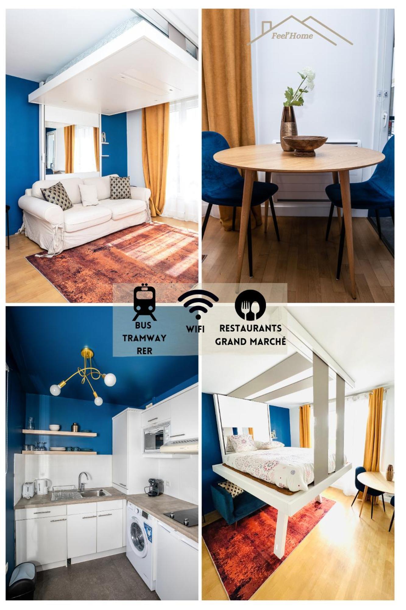 Apartamento Fabulous standing et parking privé Le Plessis-Robinson Exterior foto
